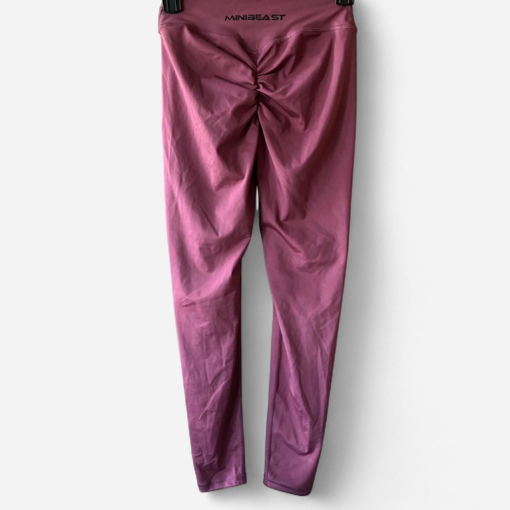 Minibeast pink mauve scrunch‎ butt-lifting leggings Size S